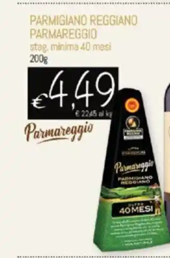 Conad Parmareggio Parmigiano Reggiano stag. minima 40 mesi 200 g offerta
