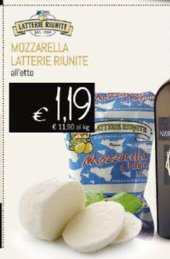 Conad Mozzarella Latterie Riunite all'etto offerta