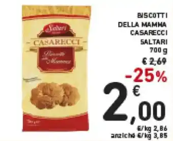 Spazio Conad Saltari Biscotti Della Mamma Casarecci 700 g offerta