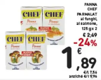 Spazio Conad Chef Panna 125 g x 2 offerta