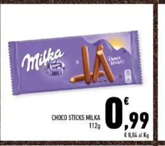 Conad Milka Choco Sticks 112 g offerta