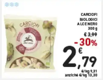 Spazio Conad Alce Nero Carciofi Biologici 300 g offerta