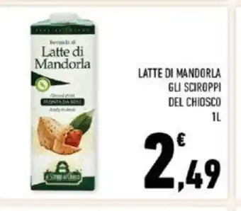 Conad Latte Di Mandorla Gli Sciroppi Del Chiosco 1 L offerta