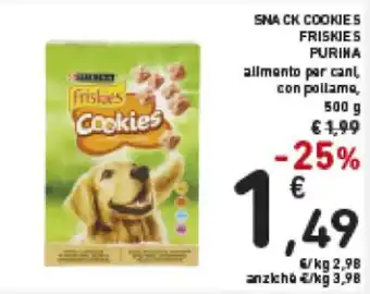 Spazio Conad Purina Friskies Snack Cookies 500 g offerta