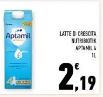 Conad Aptamil Latte Di Crescita Nutribiotik 4 1 L offerta