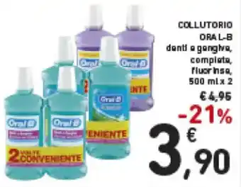 Spazio Conad Oral-B Collutorio 500 ml x 2 offerta