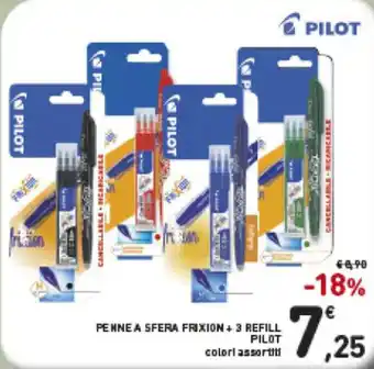 Spazio Conad Pilot Penne a Sfera Frixion + 3 Refill offerta