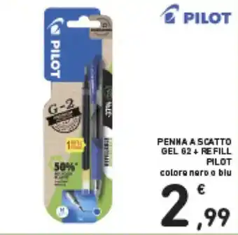 Spazio Conad Pilot Penna a Scatto Gel G-2 + Refill offerta