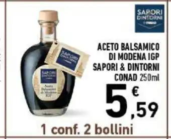 Conad Sapori & Dintorni Conad Aceto Balsamico Di Modena IGP 250ml offerta