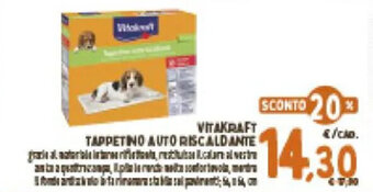 Spazio Conad Vitakraft Tappetino Auto Riscaldante offerta