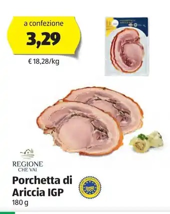 ALDI Porchetta di Ariccia IGP 180 g offerta
