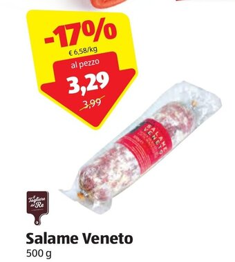 ALDI Salame Veneto 500 g offerta