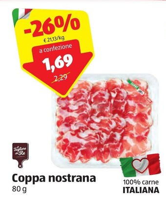 ALDI Coppa nostrana 80 g offerta
