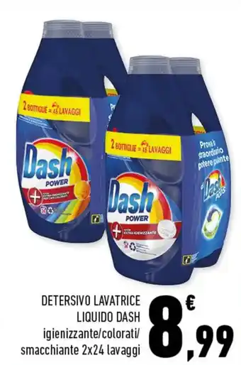 Dash Detersivo Lavatrice Liquido 2x24 lavaggi