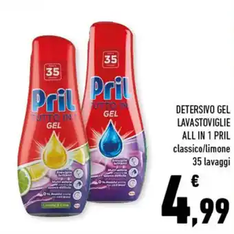 Conad Superstore Pril All in 1 Detersivo Lavastoviglie 35 lavaggi offerta
