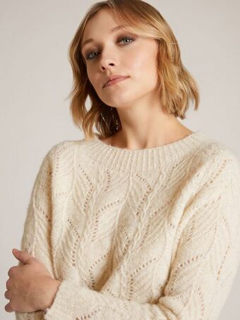 Maglia con intrecci