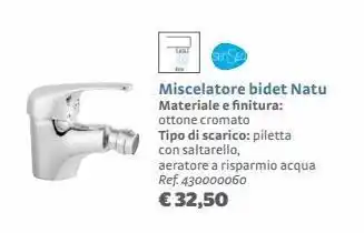 Bricocenter Miscelatore bidet natu offerta