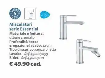 Bricocenter Miscelatore serie essential offerta