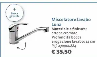 Bricocenter Miscelatore lavabo luna offerta