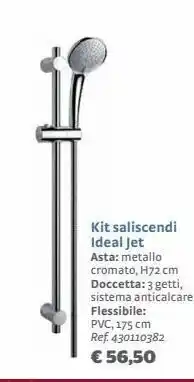 Bricocenter Kit saliscendi ideal jet offerta