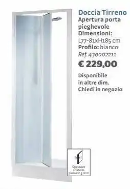 Bricocenter Doccia tirreno offerta
