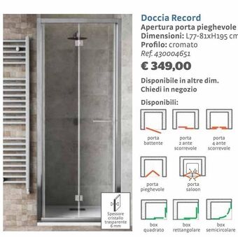 Bricocenter Doccia record offerta