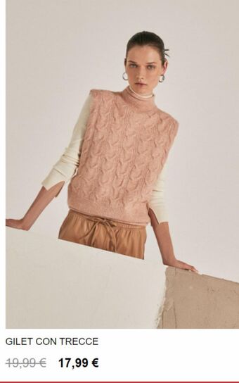 Calliope Gilet con trecce offerta