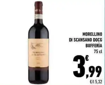 Conad Bufferìa Morellino di Scansano DOCG 75 cl offerta