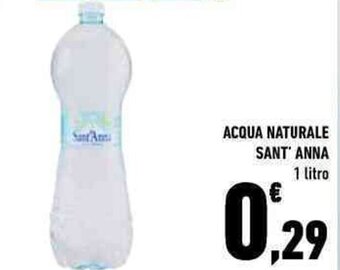 Conad Sant'Anna Acqua Naturale 1 litro offerta
