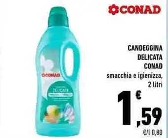 Conad Conad Candeggina Delicata smacchia e igienizza, 2 litri offerta