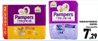 Conad Pampers Pannolini Progressi linea assortita offerta