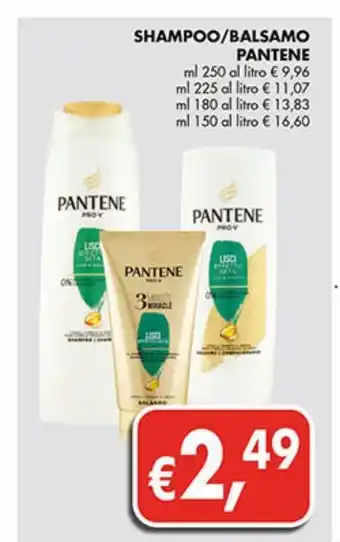 Supermercato Coal Shampoo/balsamo pantene offerta