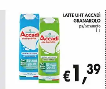 Supermercato Coal Latte uht accadì granarolo offerta