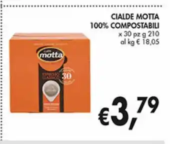 Supermercato Coal Cialde motta 100% compostabili offerta