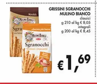 Grissini sgranocchi mulino bianco