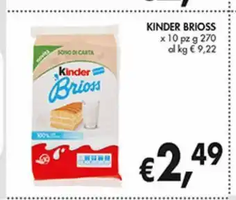 Supermercato Coal Kinder brioss offerta