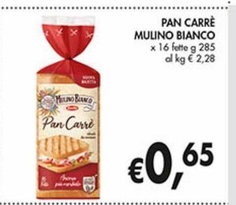 Coal City Pan carrè mulino bianco offerta