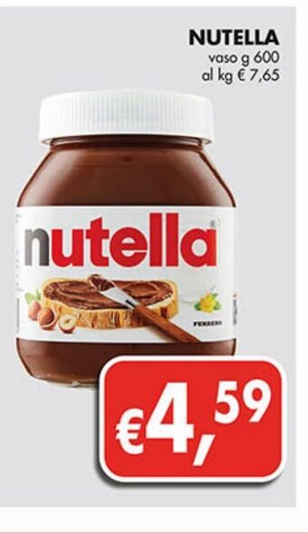 Supermercato Coal Nutella offerta