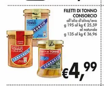 Filetti di tonno consorcio