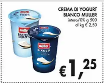 Supermercato Coal Crema di yogurt bianco muller offerta