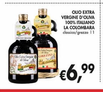 Olio extra vergine di oliva 100% italiano la colombara