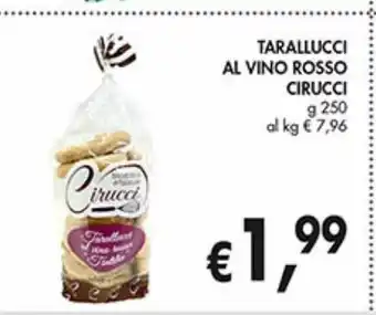 Supermercato Coal Tarallucci al vino rosso cirucci offerta