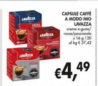 Capsule caffè a modo mio lavazza
