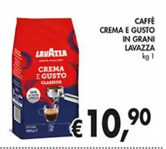 Supermercato Coal Caffè crema e gusto in grani lavazza offerta