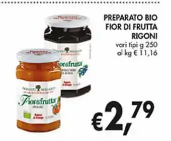 Preparato bio fior di frutta rigoni