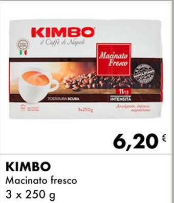 Iper Tosano Kimbo Macinato fresco 3 x 250 g offerta
