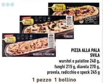 Conad Svila Pizza Alla Pala wurstel e patatine 240 g offerta