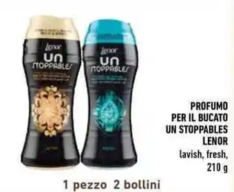 Conad Lenor Profumo per Il Bucato Un Stoppables lavish, fresh, 210 g offerta