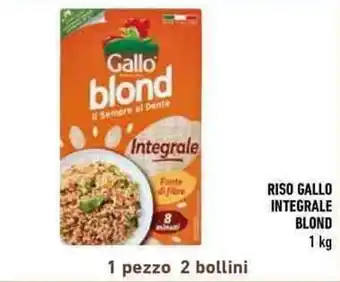 Conad Riso Gallo Integrale Blond 1 kg offerta
