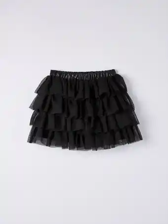 Gonna a balze in tulle